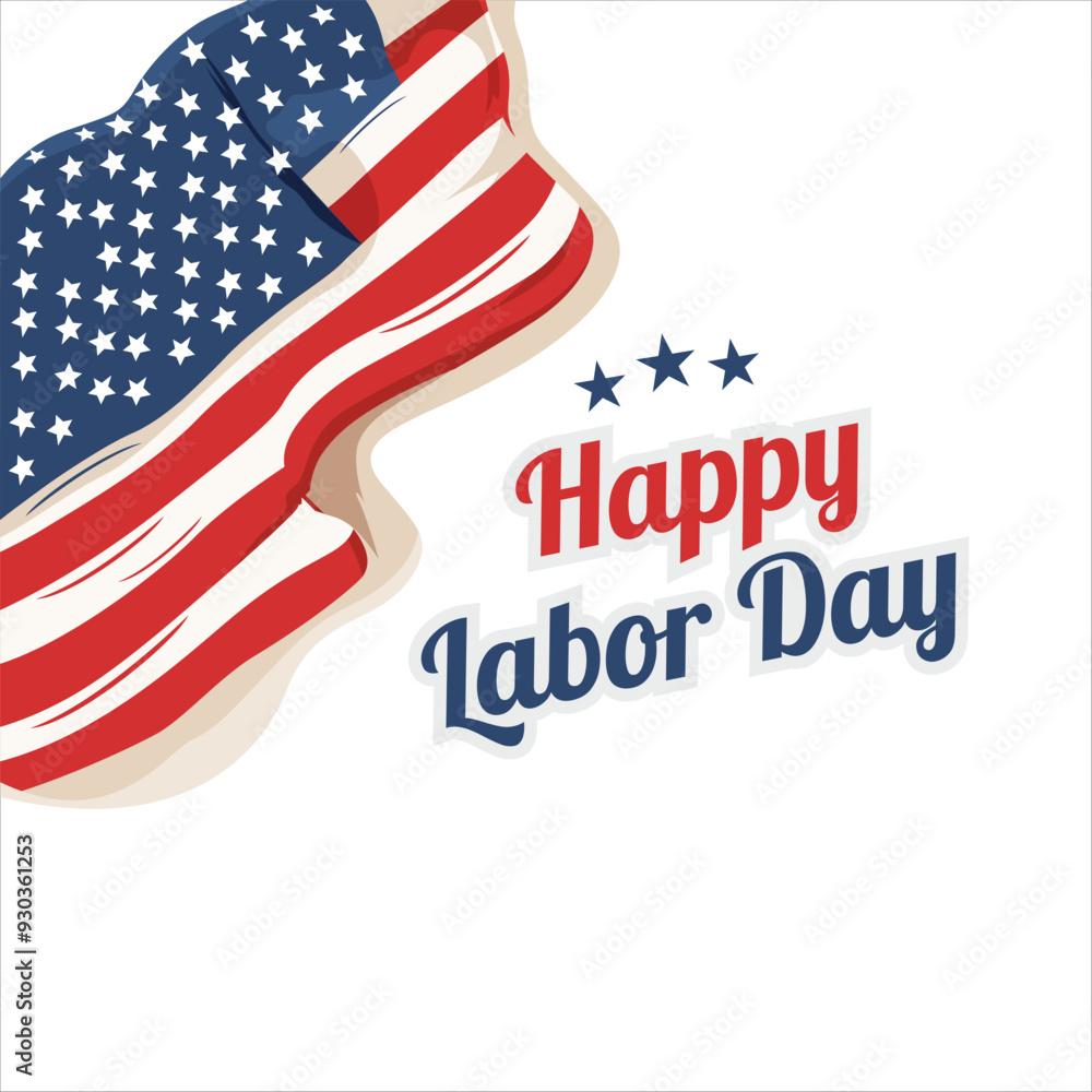 Labor Day bold typography vector illustration. Editable text to celebrate USA Labor day. Happy Labor day logo sticker poster banner greeting card. Labor Day bold typography vector illustration. Editable text to celebrate USA Labor day. Happy Labor day logo sticker poster banner greeting card.