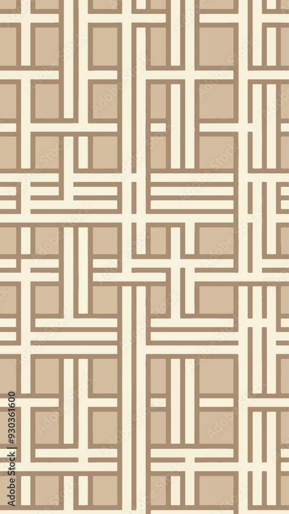 Geometric beige abstract pattern Geometric beige abstract pattern