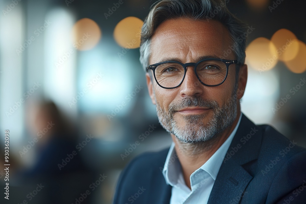 Experienced bank leader with a friendly smile in a professional environment. Experienced bank leader with a friendly smile in a professional environment.