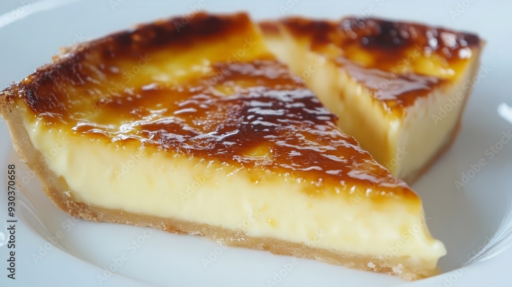 A Slice of Delicious Custard Tart A Slice of Delicious Custard Tart