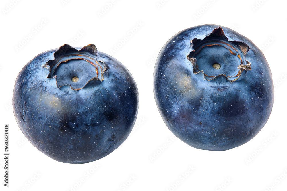 Obraz premium Fresh blueberries, rich in antioxidants, perfect for healthy recipes and snacks, showcasing their vibrant color and texture.