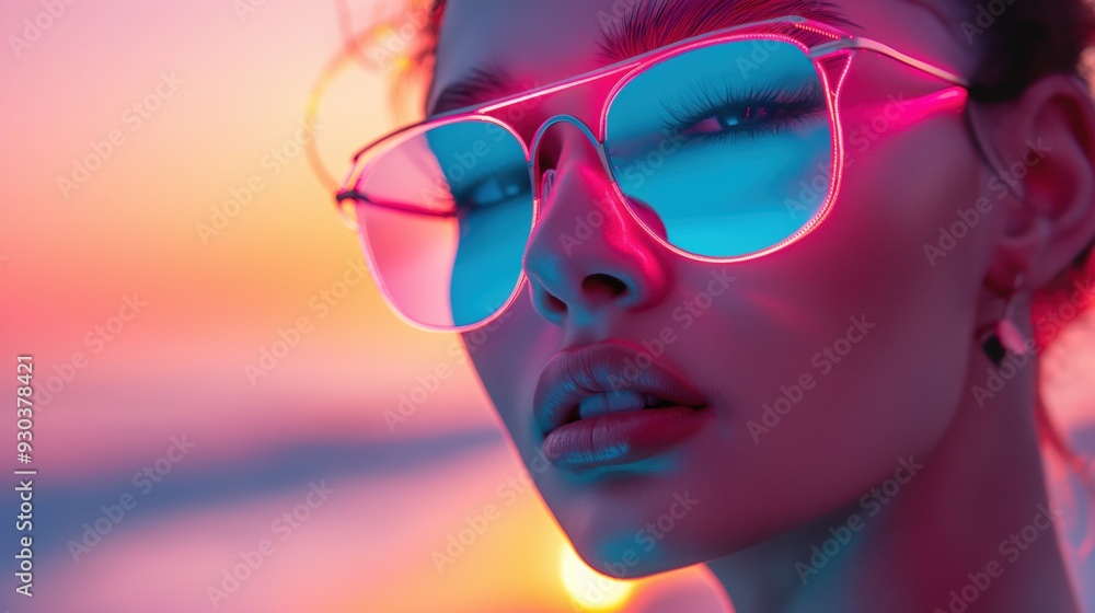Neon Sunset Portrait Photography Neon Sunset Portrait Photography