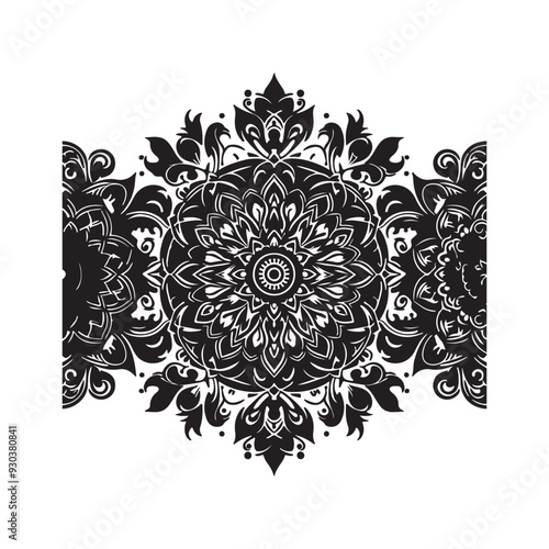 Ornamental luxury mandala pattern design