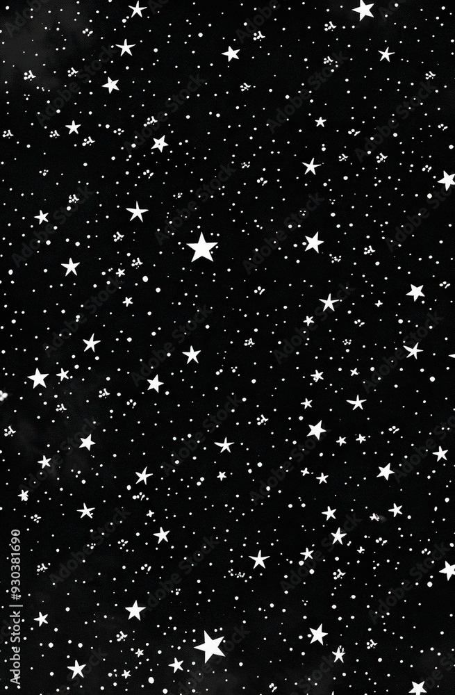 Twinkling stars in night sky Twinkling stars in night sky