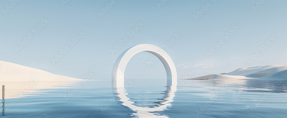 3D minimalist abstract background 3D minimalist abstract background
