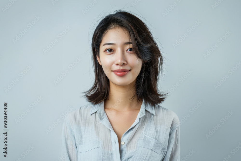 With a blend of casual and professional attire, this woman exemplifies modern office fashion while maintaining a clean, simple style. With a blend of casual and professional attire, this woman exemplifies modern office fashion while maintaining a clean, simple style.