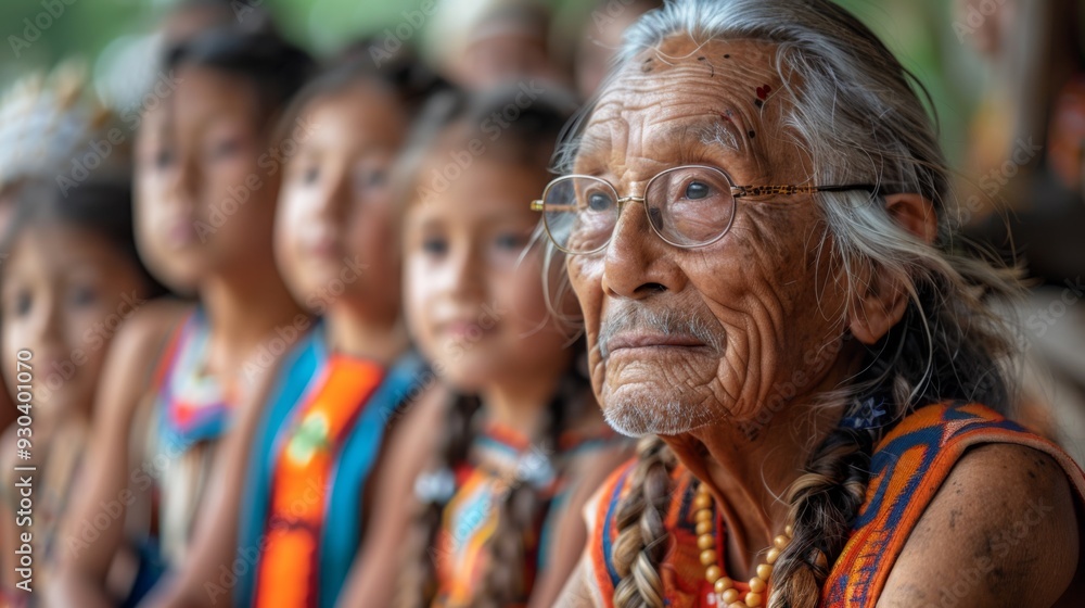 Obraz premium Indigenous Peoples' Day.