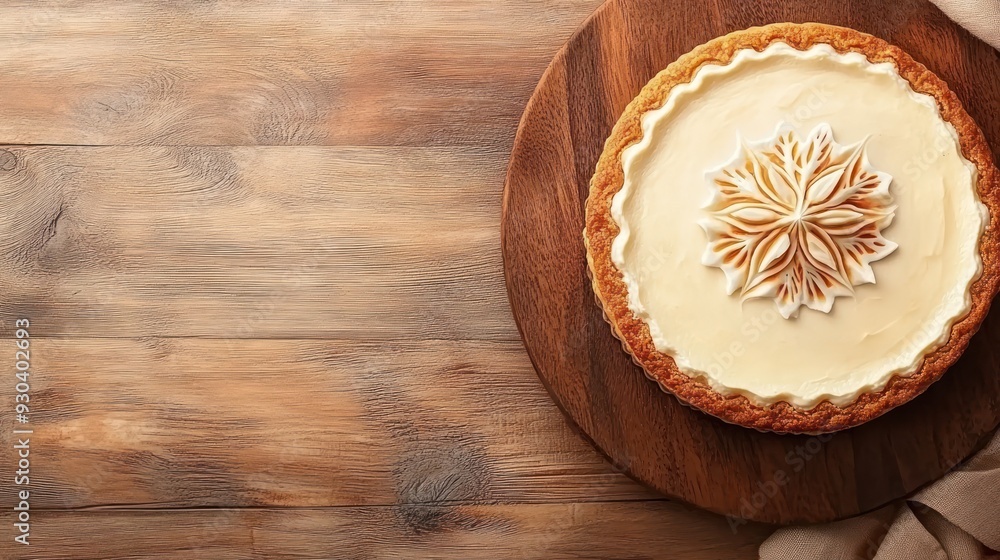 Closeup of Lemon Meringue Pie on Wooden Background. Closeup of Lemon Meringue Pie on Wooden Background.
