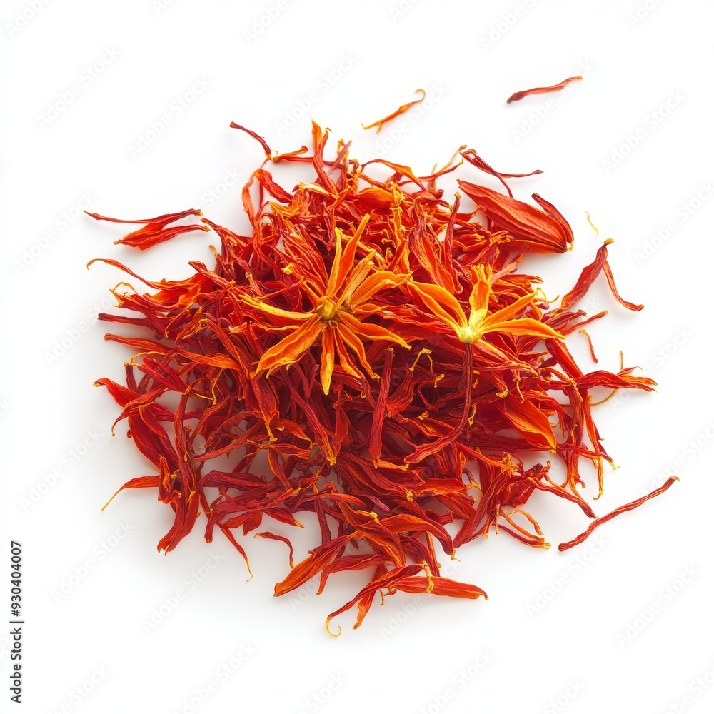 Naklejka premium 3D Rendering Saffron Spice