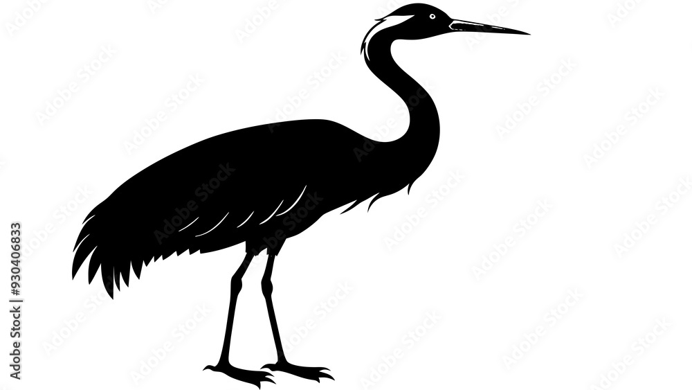 Obraz premium Crane vector art and illustration