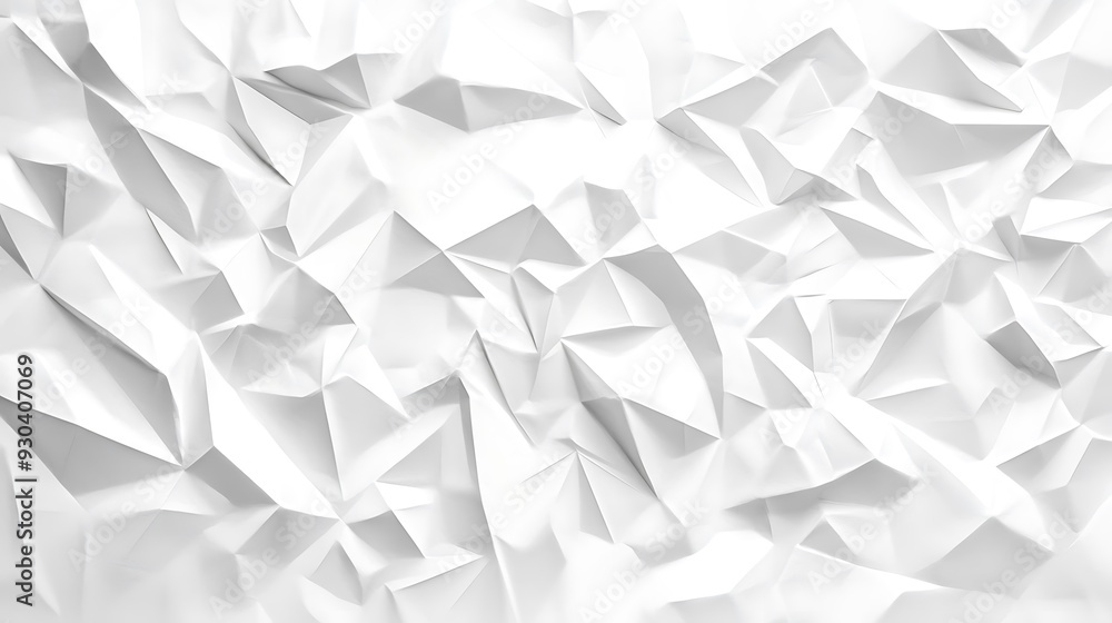 A crumpled white paper background with a textured, abstract pattern of folds and creases creating a dynamic, geometric design. A crumpled white paper background with a textured, abstract pattern of folds and creases creating a dynamic, geometric design.