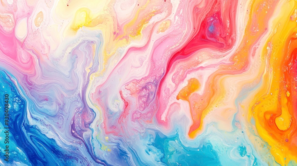 Colorful abstract painting background. Liquid marbling paint background. Fluid painting abstract texture. Intensive colorful mix of acrylic vibrant colors , ai Colorful abstract painting background. Liquid marbling paint background. Fluid painting abstract texture. Intensive colorful mix of acrylic vibrant colors , ai
