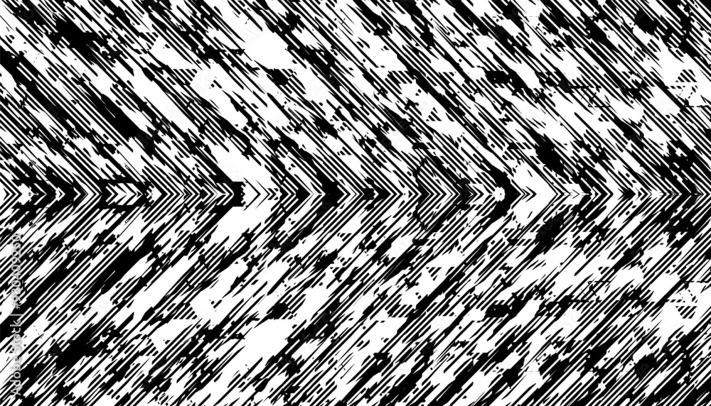 Grunge pattern with sharp arrows shape. Modern and sporty design element. For sporty background and jersey design. Vector Format Illustration Grunge pattern with sharp arrows shape. Modern and sporty design element. For sporty background and jersey design. Vector Format Illustration