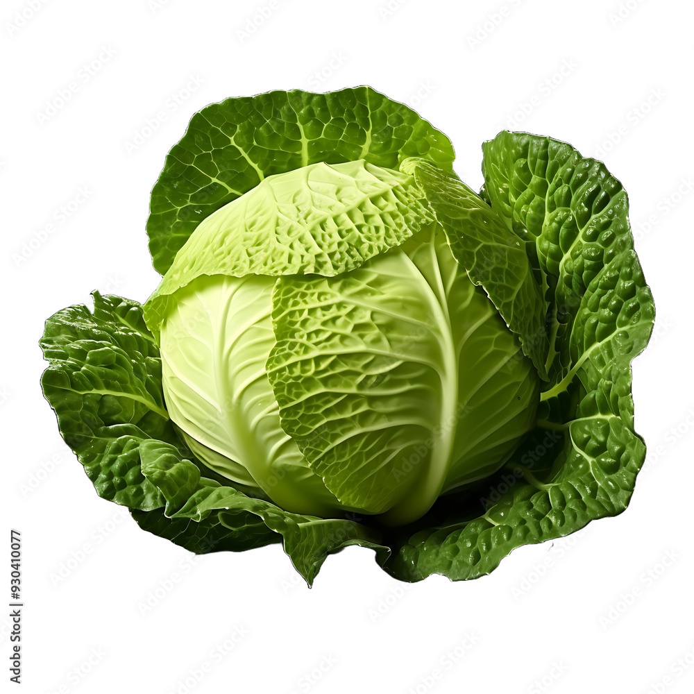 Cabbage isolated on transparent background Cabbage isolated on transparent background