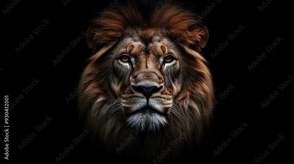 Majestic Lion Portrait Majestic Lion Portrait