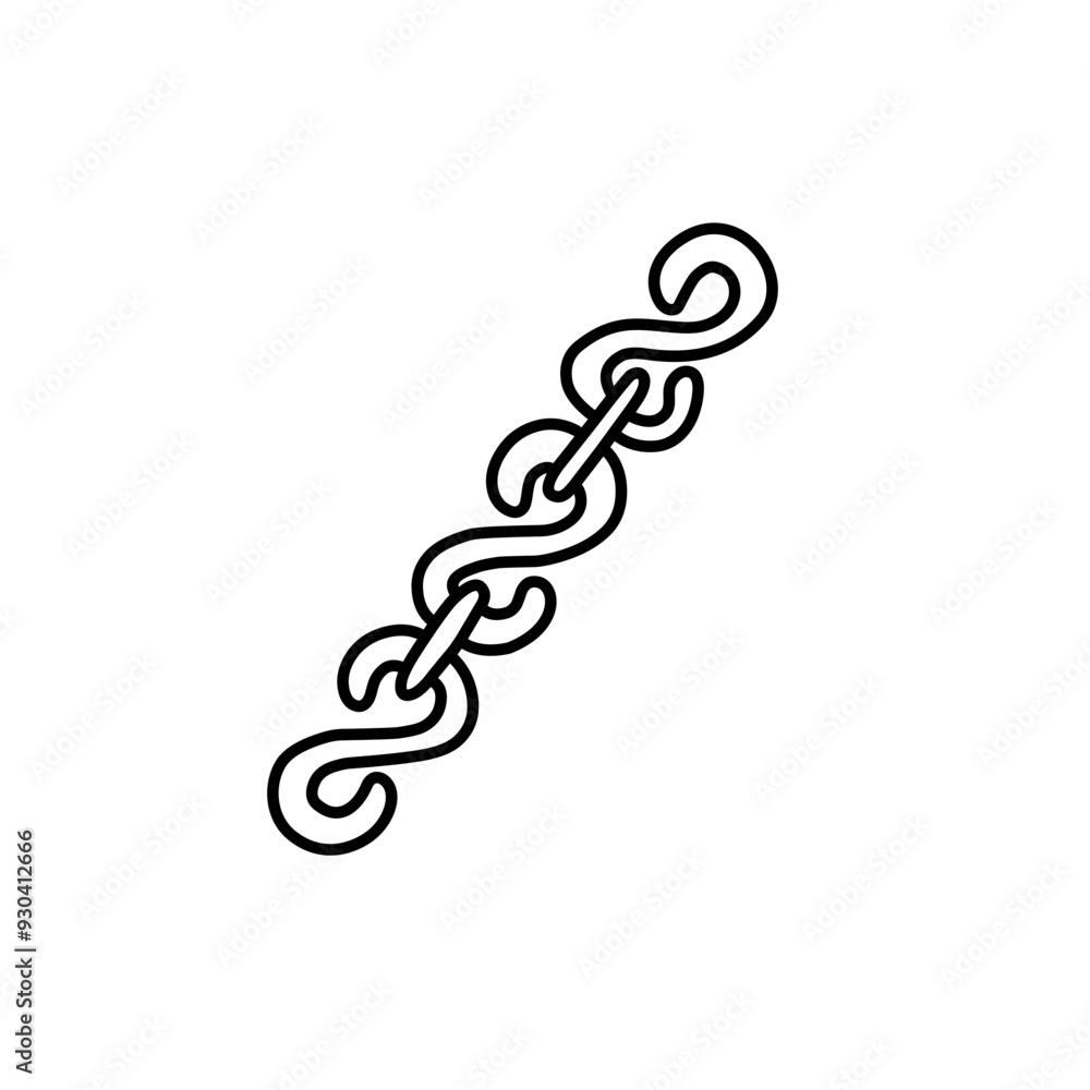 Obraz premium chain link icon