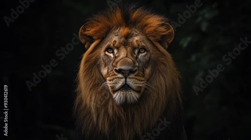 Majestic Lion Portrait