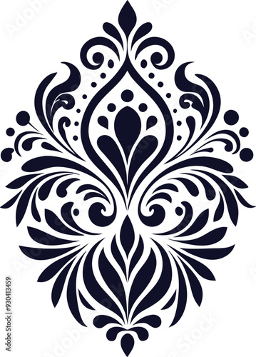 abstract floral ornament