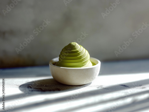 A single-serving matcha mou...
