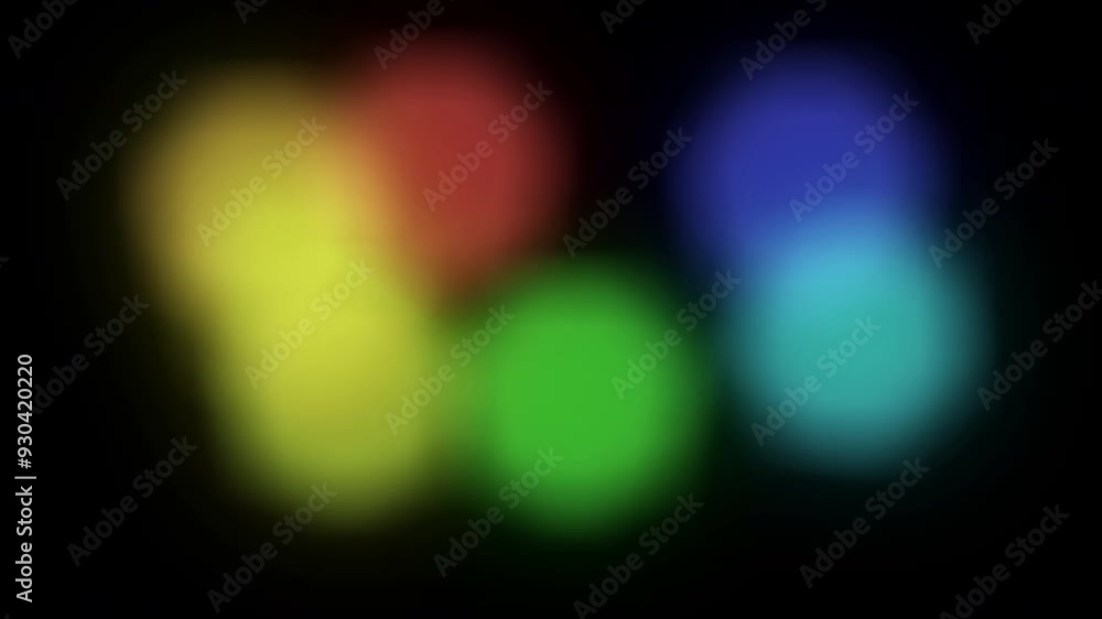 Bokeh animation background of colorful lights Bokeh animation background of colorful lights
