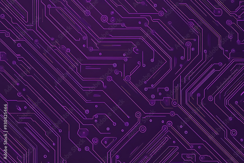 Abstract image of a circuit board with glowing lines and nodes on a pink gradient background. The intricate network of connections creates a modern, tech-inspired visual. Copy space available Abstract image of a circuit board with glowing lines and nodes on a pink gradient background. The intricate network of connections creates a modern, tech-inspired visual. Copy space available