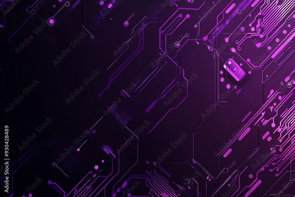 Abstract image of a circuit board with glowing lines and nodes on a pink gradient background. The intricate network of connections creates a modern, tech-inspired visual. Copy space available Abstract image of a circuit board with glowing lines and nodes on a pink gradient background. The intricate network of connections creates a modern, tech-inspired visual. Copy space available