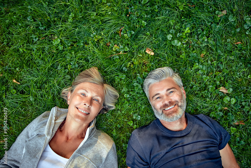 Fototapeta premium Enjoy an Active Senior Lifestyle Experience Fitness with a Smile while Being in Nature
