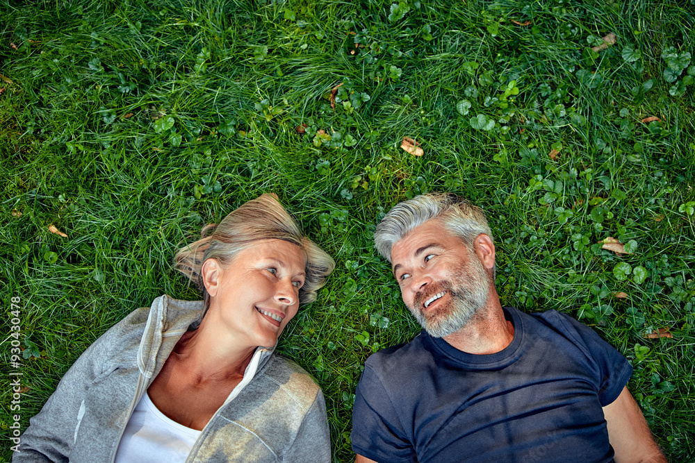 Fototapeta premium Enjoy an Active Senior Lifestyle Experience Fitness with a Smile while Being in Nature