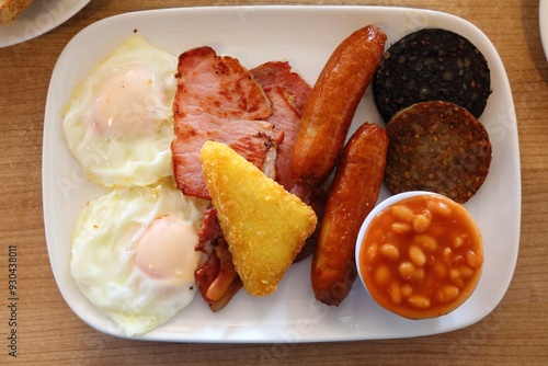 Photography Irish breakfast plate