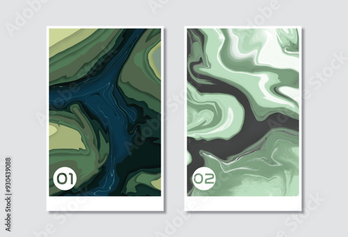 marble artistic poster design , blend of marble and liquefy techniques rendered in crisp vector art. 