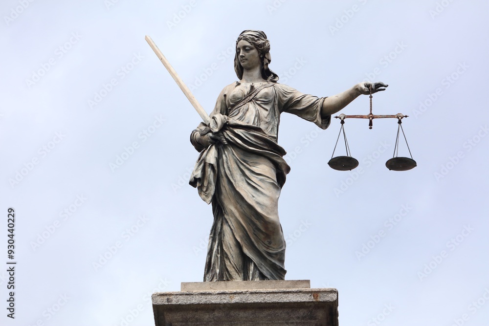 Statue of Lady Justice in Dublin Castle Statue of Lady Justice in Dublin Castle