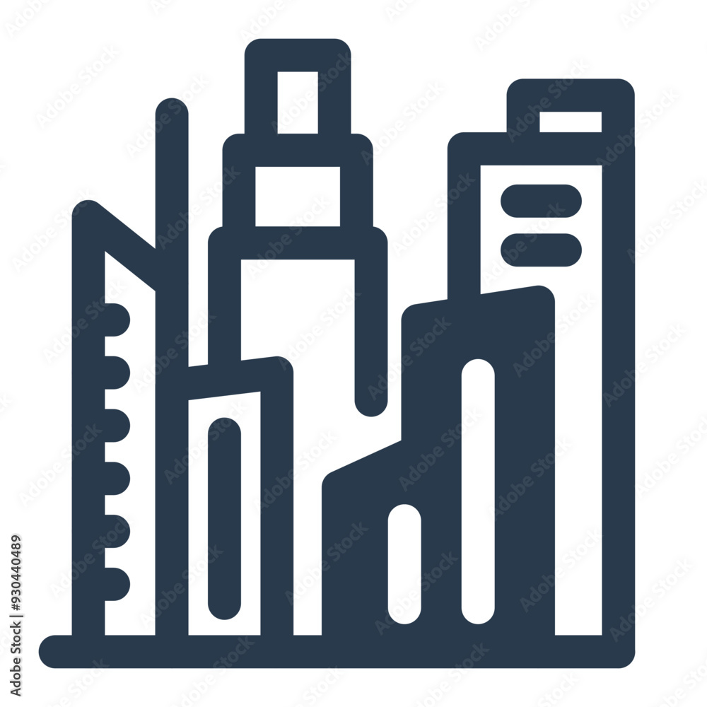 High-End Urban Skyline Architecture High-End Urban Skyline Architecture