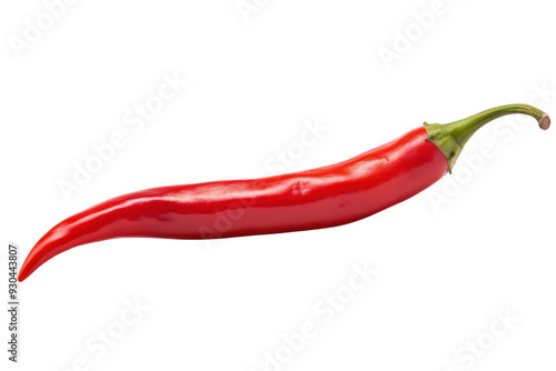 Our Branch Red Chili Peppers are brightly colored and isolated on a white background.