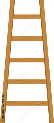wooden ladder