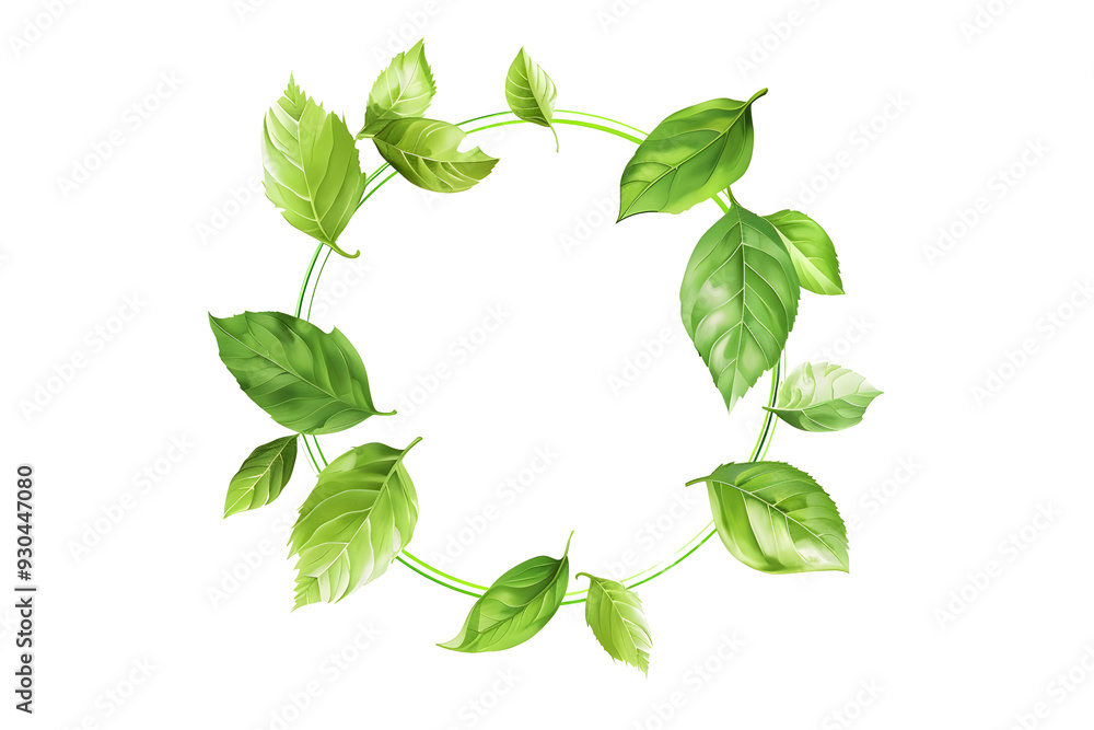 Simple Circular frame,blank in the frame,leaf Simple Circular frame,blank in the frame,leaf