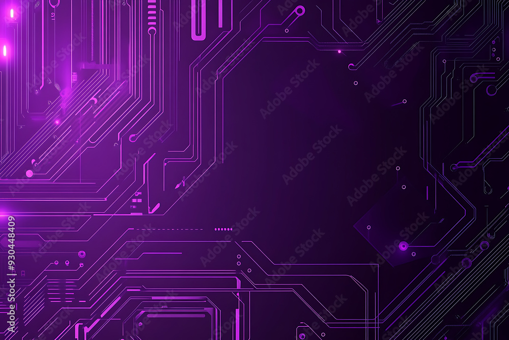 Abstract image of a circuit board with glowing lines and nodes on a pink gradient background. The intricate network of connections creates a modern, tech-inspired visual. Copy space available Abstract image of a circuit board with glowing lines and nodes on a pink gradient background. The intricate network of connections creates a modern, tech-inspired visual. Copy space available