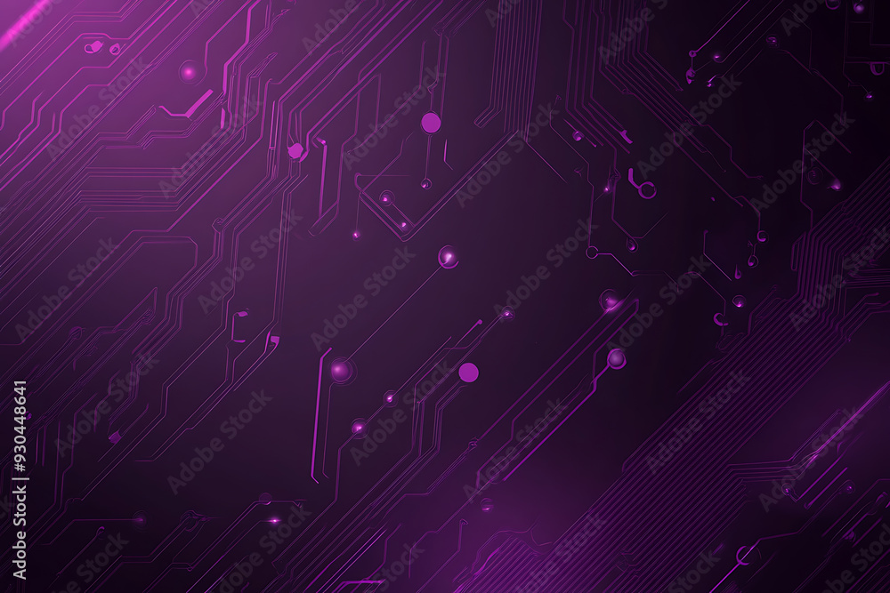 Abstract image of a circuit board with glowing lines and nodes on a pink gradient background. The intricate network of connections creates a modern, tech-inspired visual. Copy space available Abstract image of a circuit board with glowing lines and nodes on a pink gradient background. The intricate network of connections creates a modern, tech-inspired visual. Copy space available