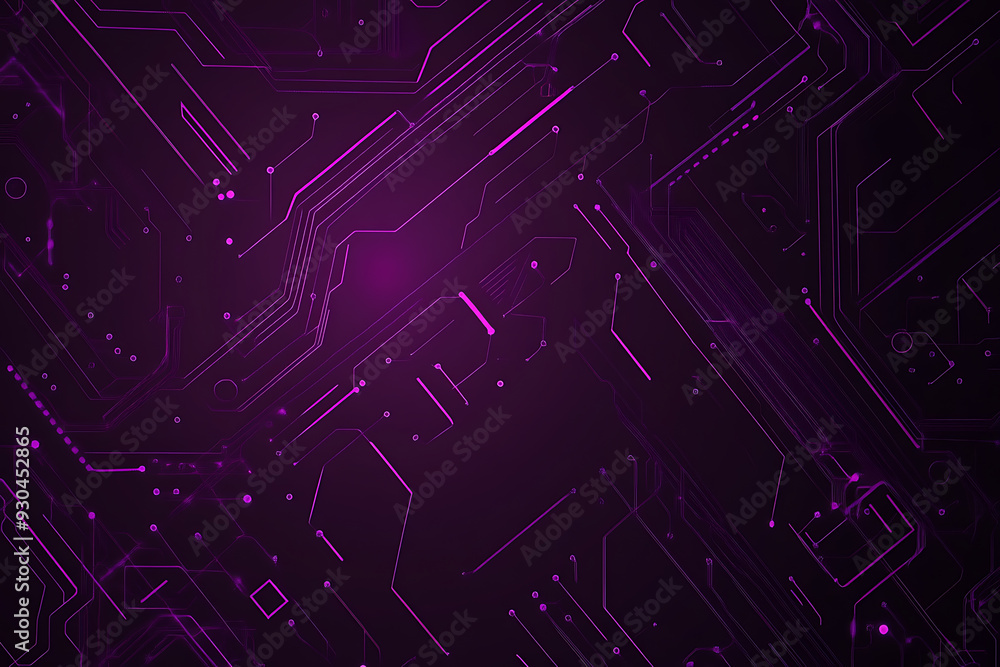 Abstract image of a circuit board with glowing lines and nodes on a pink gradient background. The intricate network of connections creates a modern, tech-inspired visual. Copy space available Abstract image of a circuit board with glowing lines and nodes on a pink gradient background. The intricate network of connections creates a modern, tech-inspired visual. Copy space available