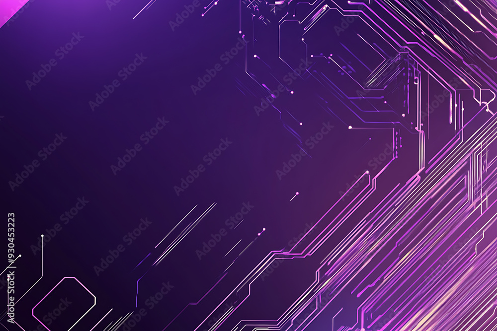 Abstract image of a circuit board with glowing lines and nodes on a pink gradient background. The intricate network of connections creates a modern, tech-inspired visual. Copy space available Abstract image of a circuit board with glowing lines and nodes on a pink gradient background. The intricate network of connections creates a modern, tech-inspired visual. Copy space available