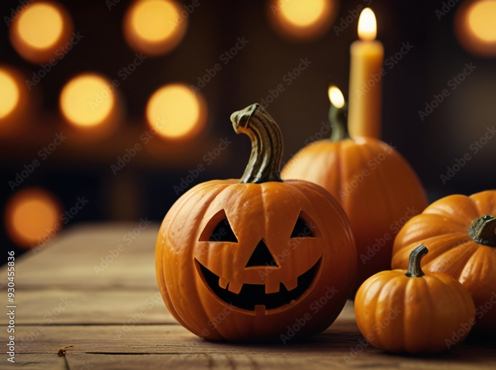 Fototapeta premium jack o lantern pumpkin