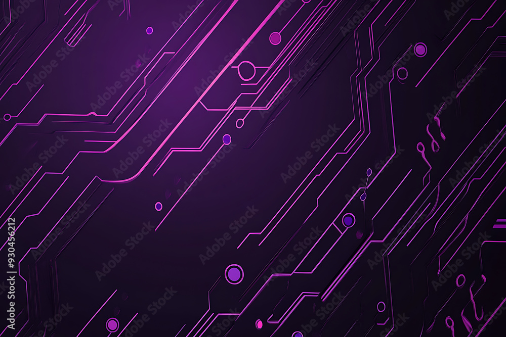Abstract image of a circuit board with glowing lines and nodes on a pink gradient background. The intricate network of connections creates a modern, tech-inspired visual. Copy space available Abstract image of a circuit board with glowing lines and nodes on a pink gradient background. The intricate network of connections creates a modern, tech-inspired visual. Copy space available