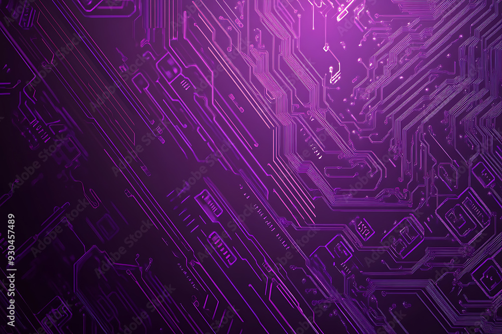 Abstract image of a circuit board with glowing lines and nodes on a pink gradient background. The intricate network of connections creates a modern, tech-inspired visual. Copy space available Abstract image of a circuit board with glowing lines and nodes on a pink gradient background. The intricate network of connections creates a modern, tech-inspired visual. Copy space available