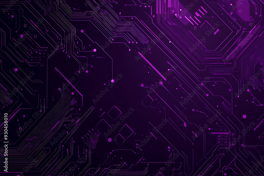 Abstract image of a circuit board with glowing lines and nodes on a pink gradient background. The intricate network of connections creates a modern, tech-inspired visual. Copy space available Abstract image of a circuit board with glowing lines and nodes on a pink gradient background. The intricate network of connections creates a modern, tech-inspired visual. Copy space available