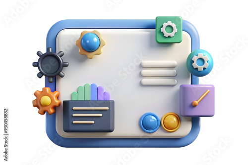 Wallpaper Mural Flat AI Language Processing Concept with Abstract Vector Elements for Smart Business Tone - Seamless Integration of AI-Driven Linguistic Analysis in Digital Patterns Torontodigital.ca