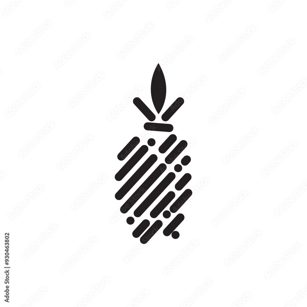 Fototapeta premium PINEAPPLE ICON