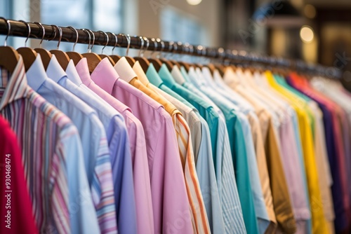 Wallpaper Mural a row of shirts on swingers Torontodigital.ca