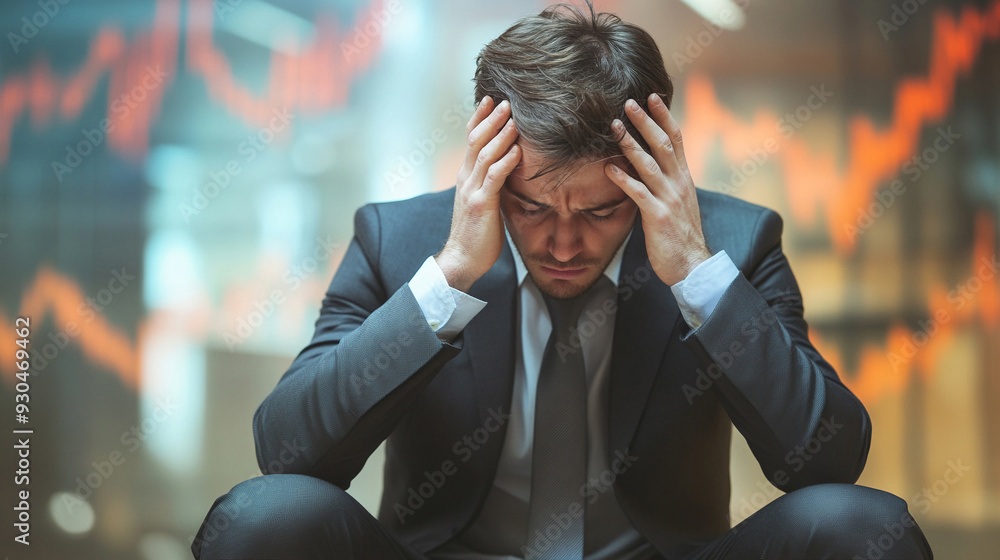 Business strategist under pressure from financial crisis Business strategist under pressure from financial crisis