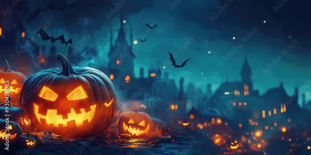 Witch in a Spooky Halloween Forest created by ai Witch in a Spooky Halloween Forest created by ai