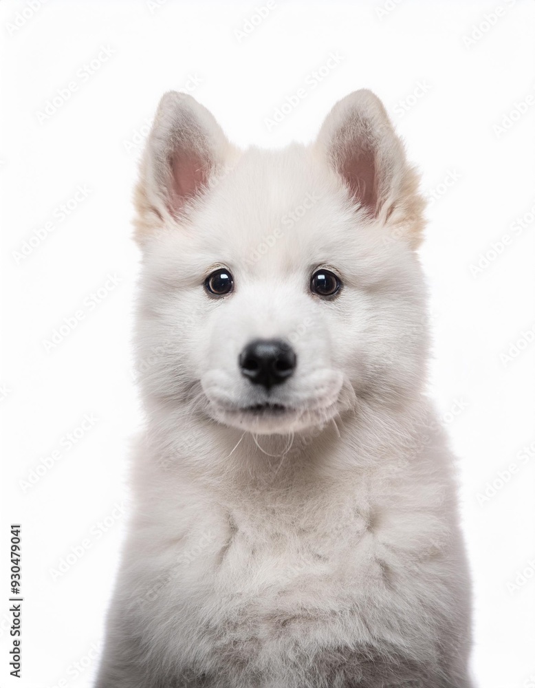 北海道犬の子犬のポートレート(Hokkaido inu puppy portrait on white background)
北海道犬の子犬のポートレート(Hokkaido inu puppy portrait on white background)