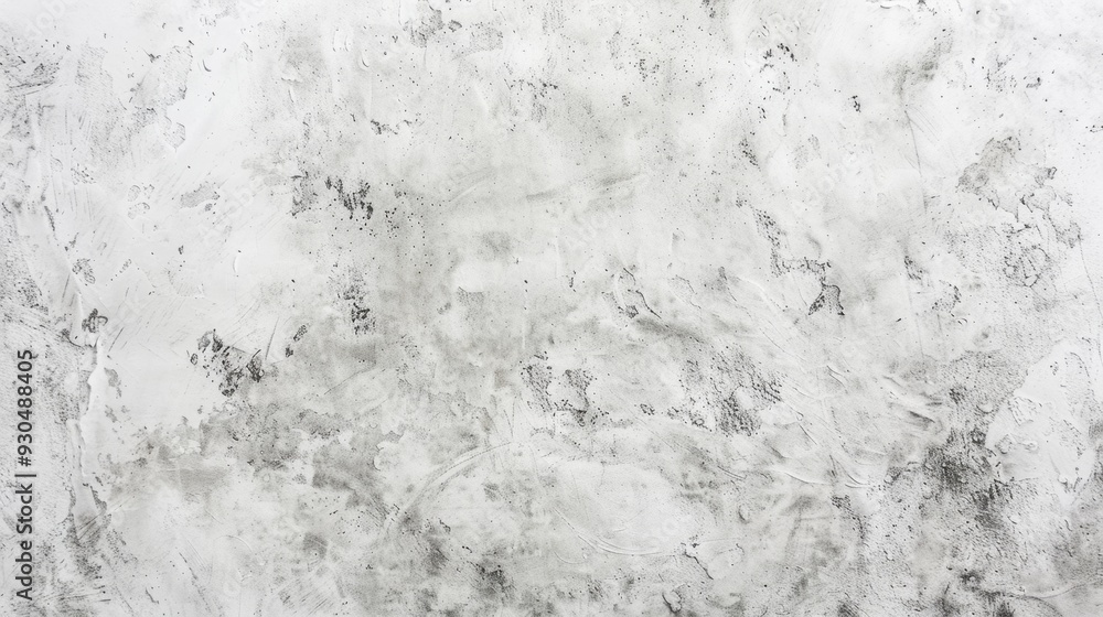 A close-up of a polished white cement wall, showing the smooth and uniform texture A close-up of a polished white cement wall, showing the smooth and uniform texture